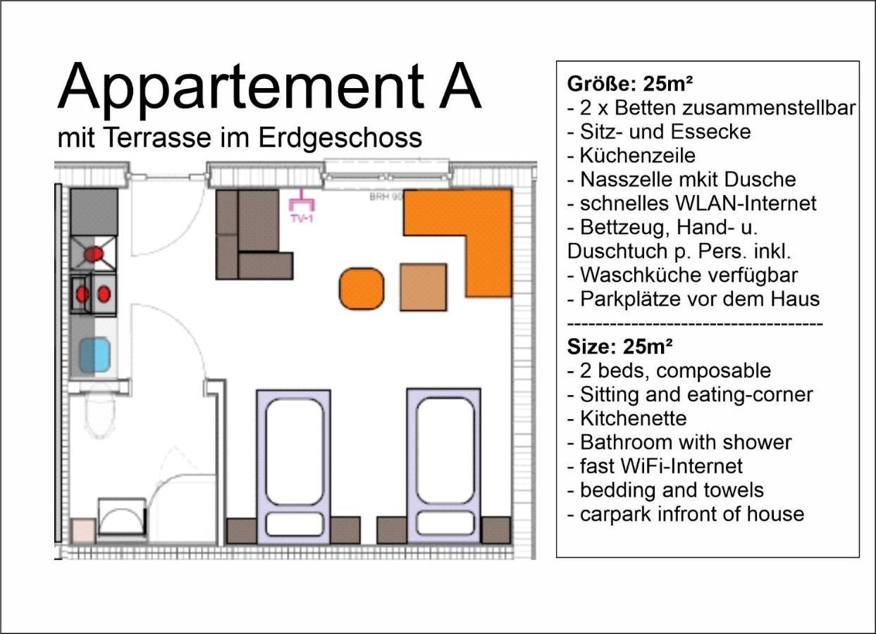 Appartementhaus "Am Kornfeld" - 10 Apartments, 40 Betten, Raucher-Balkon, Waschraum Lünen Buitenkant foto