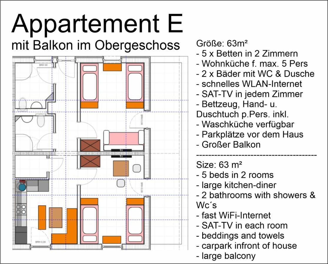 Appartementhaus "Am Kornfeld" - 10 Apartments, 40 Betten, Raucher-Balkon, Waschraum Lünen Buitenkant foto